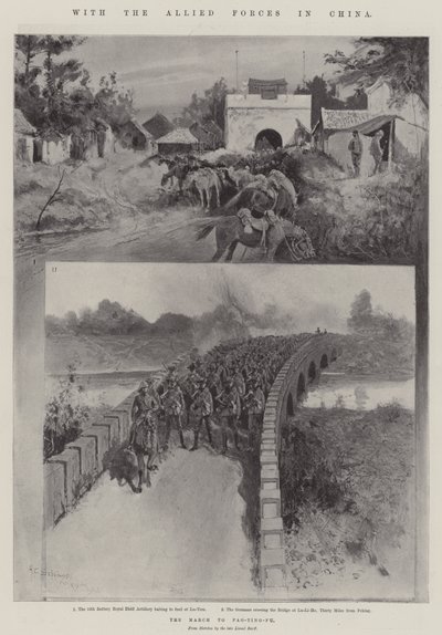 中国の連合軍と 作： Henry Charles Seppings Wright